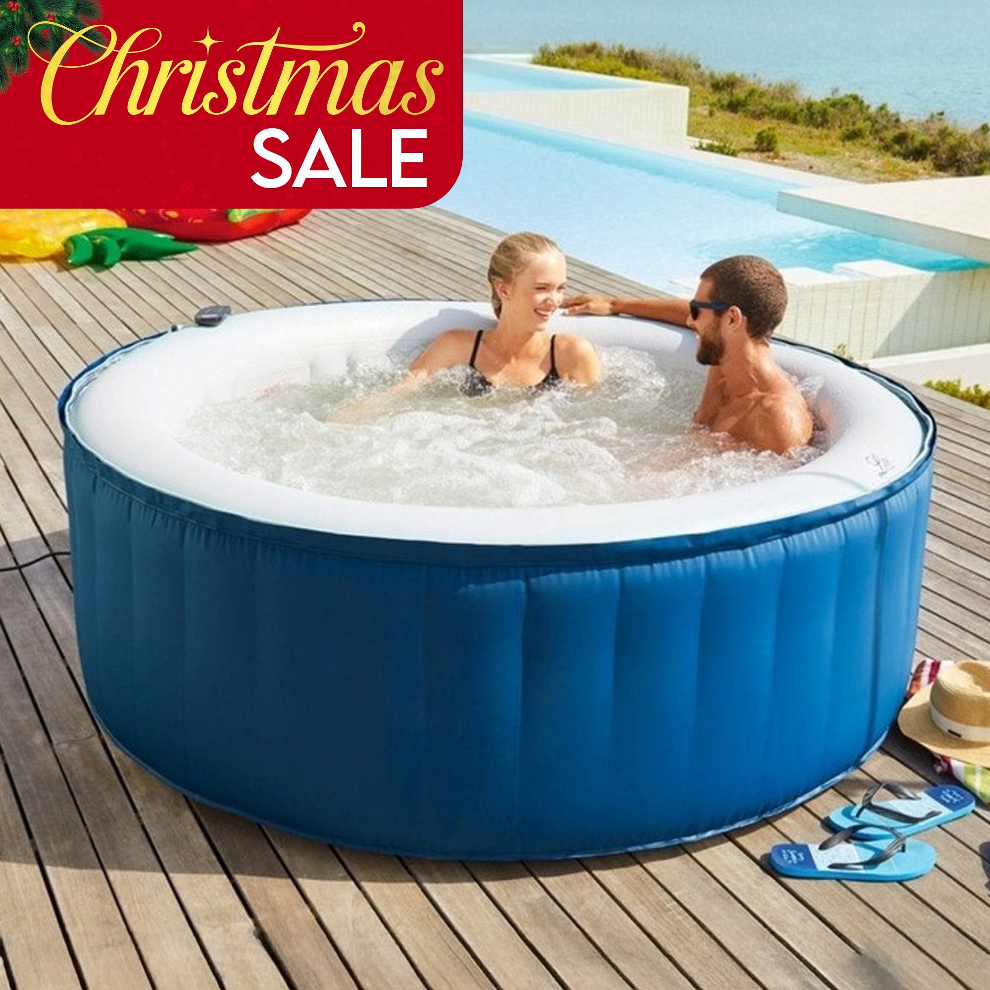 Opblaasbare Jacuzzi - 4 Personen